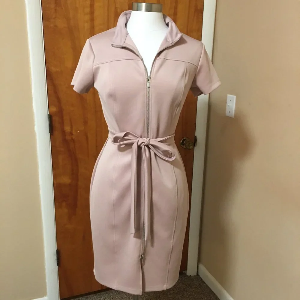 Kate and Lily Zip Up Blush Dress - Picture 4 of 7